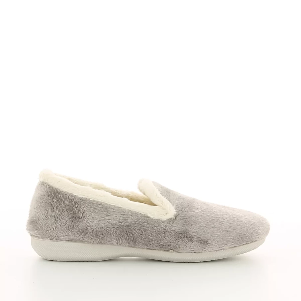 Image (2) de la chaussures OUF!... - Pantoufles et Chaussons Taupe en Textile