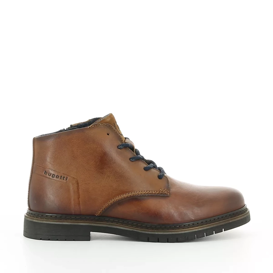 Image (2) de la chaussures Bugatti - Bottines Cuir naturel / Cognac en Cuir