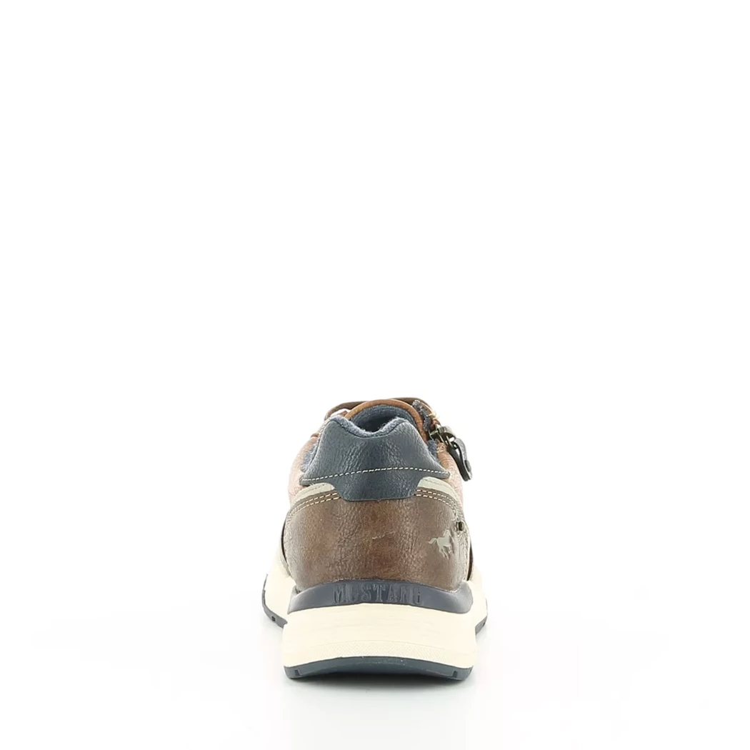Image (3) de la chaussures Mustang - Baskets Cuir naturel / Cognac en Cuir synthétique