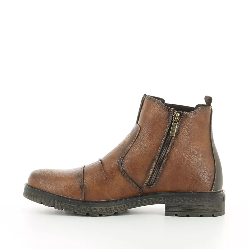 Image (4) de la chaussures Mustang - Boots Cuir naturel / Cognac en Cuir synthétique