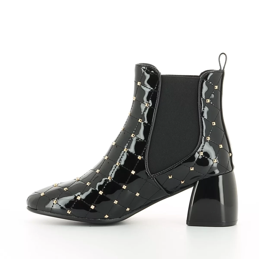 Image (4) de la chaussures Rock Away - Boots Noir en Cuir synthétique