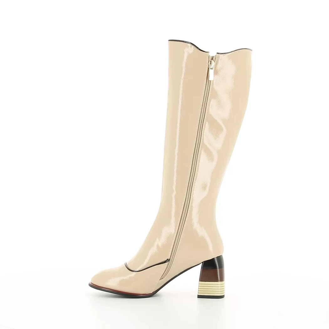 Image (4) de la chaussures Rock Away - Bottes Beige en Cuir synthétique