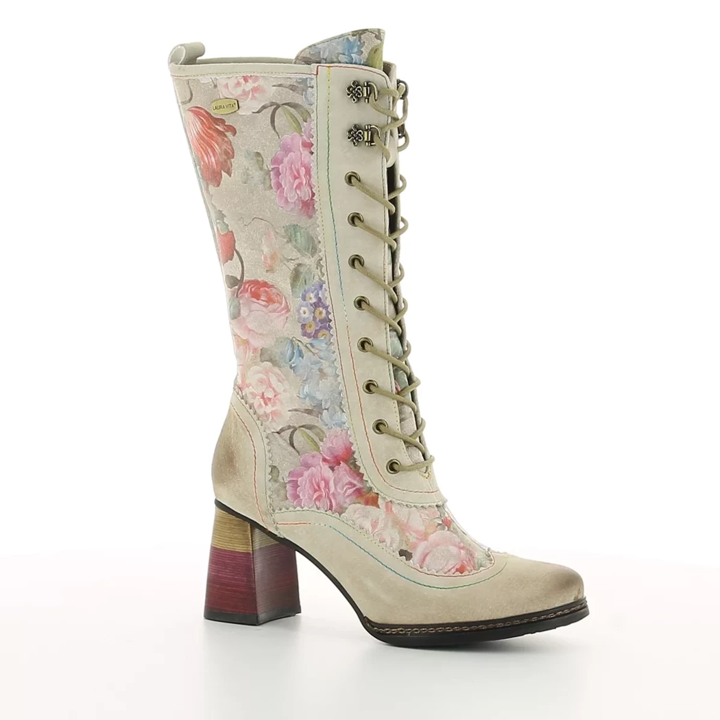 Image (1) de la chaussures Laura Vita - Bottines Beige en Multi-Matières