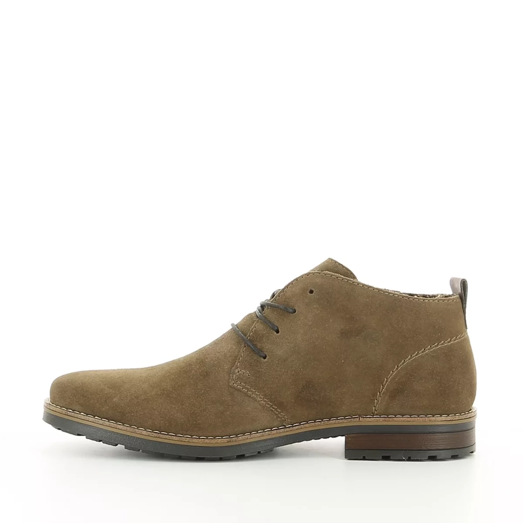Image (4) de la chaussures Rieker - Bottines Taupe en Cuir synthétique