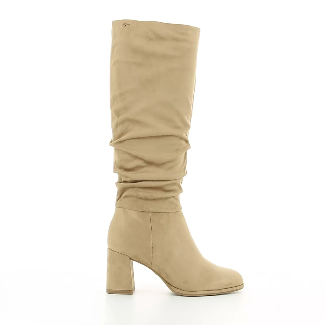 Image (2) de la chaussures Tamaris - Bottes Beige en Cuir synthétique