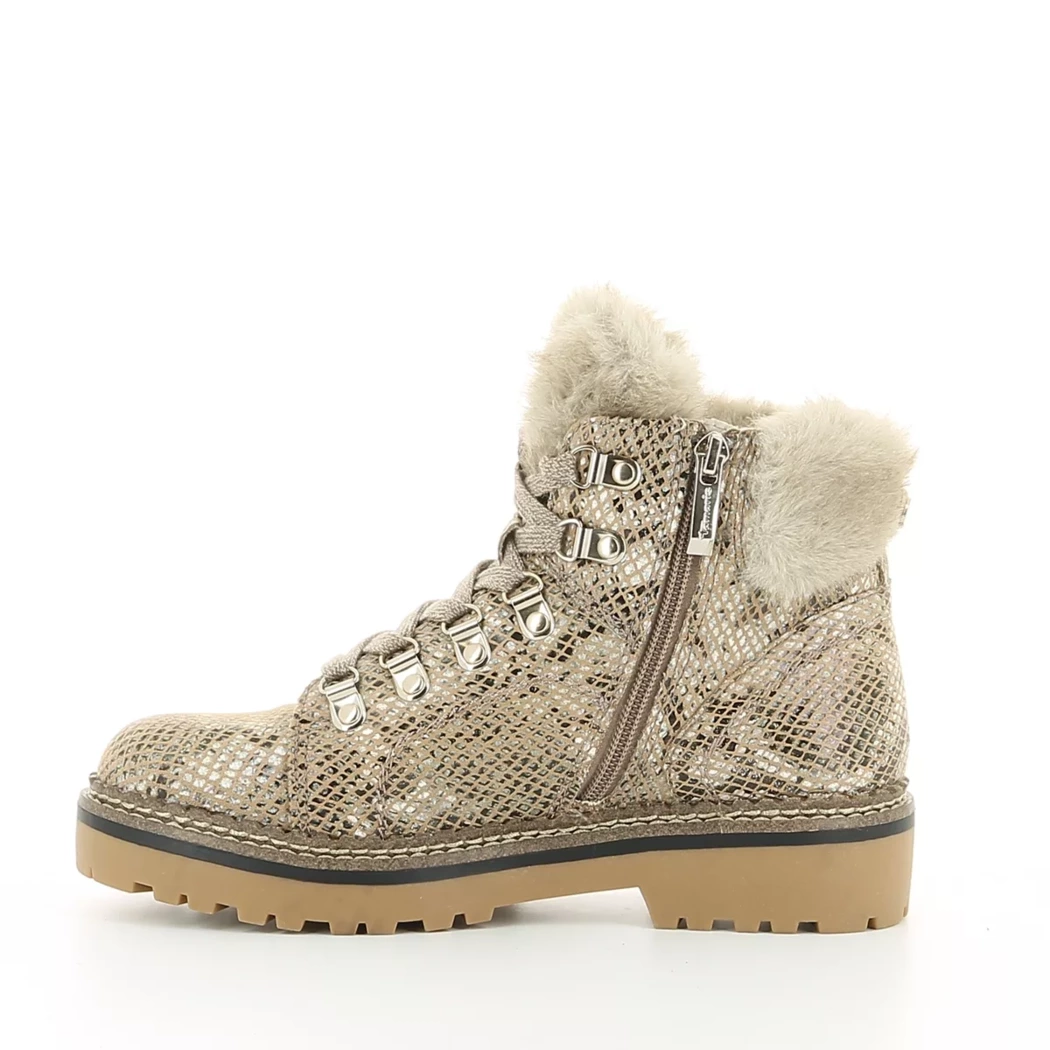 Image (4) de la chaussures Tamaris - Bottines Taupe en Cuir nubuck