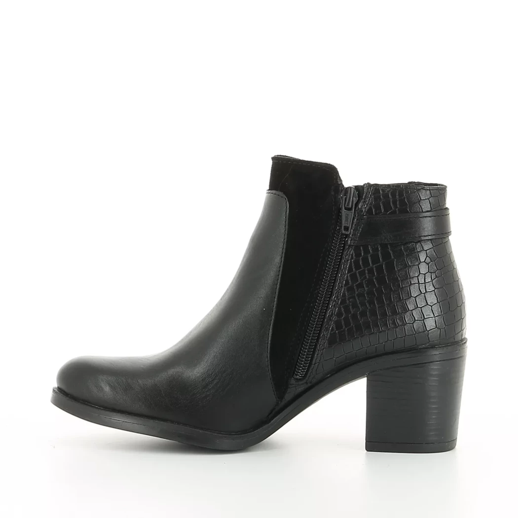 Image (4) de la chaussures Simplement B - Boots Noir en Cuir
