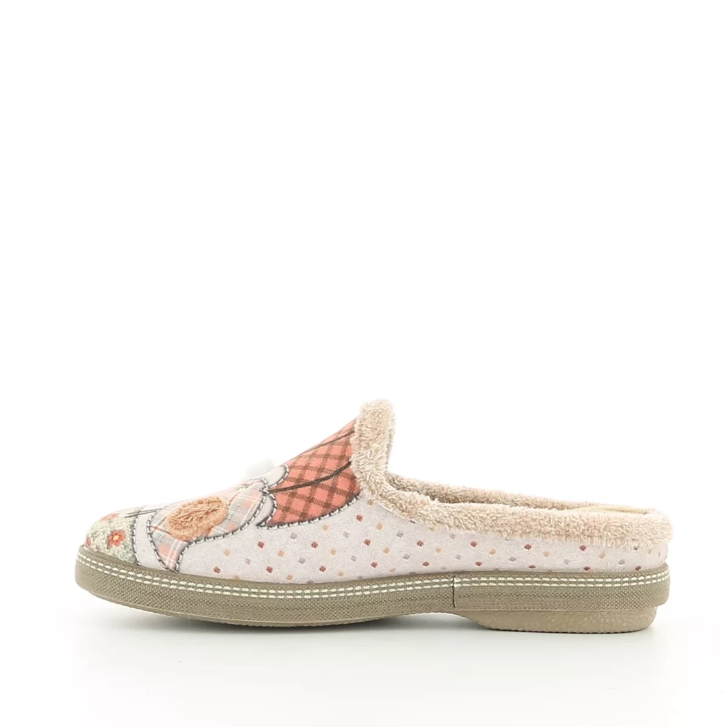 Image (4) de la chaussures La Maison de l'Espadrille - Pantoufles et Chaussons Rose en Textile