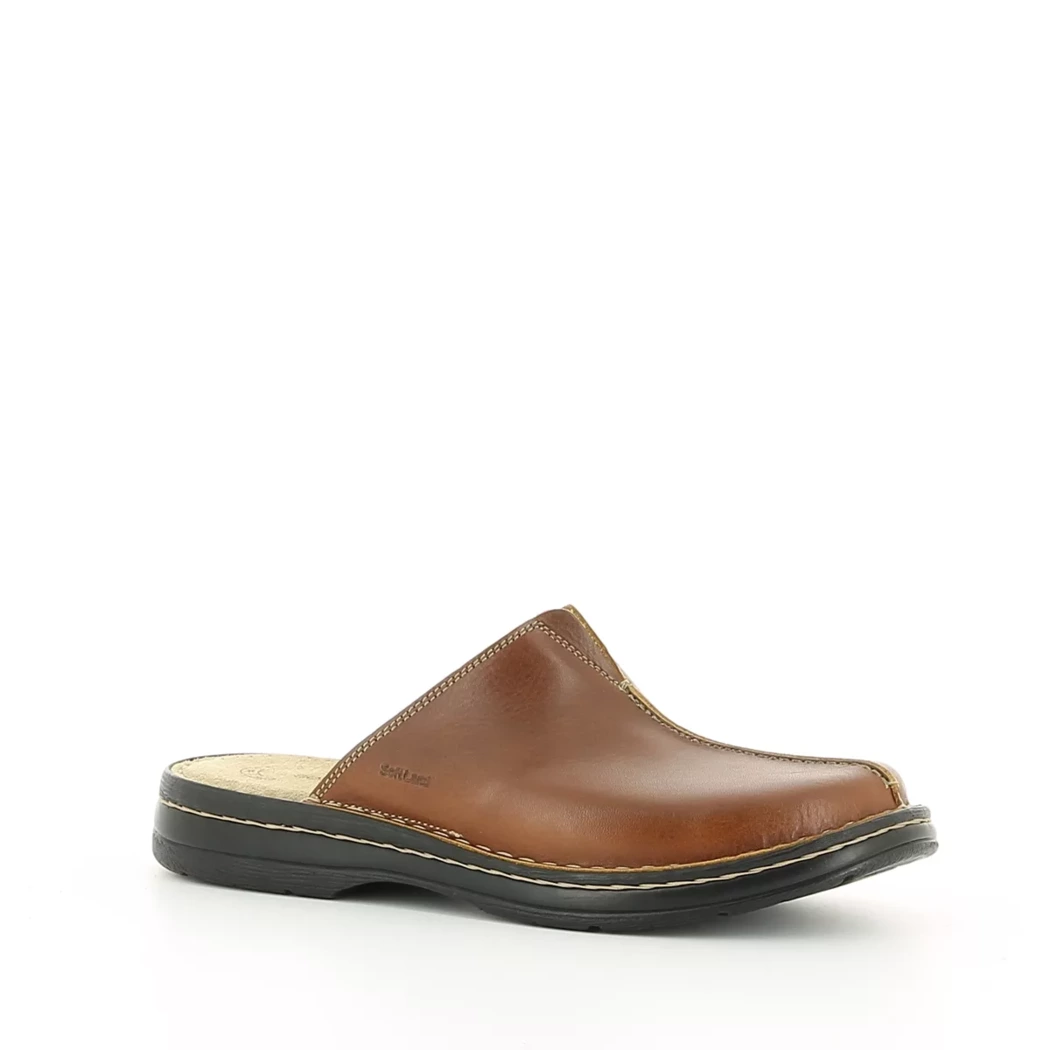 Image (1) de la chaussures Soft Land - Pantoufles et Chaussons Cuir naturel / Cognac en Cuir