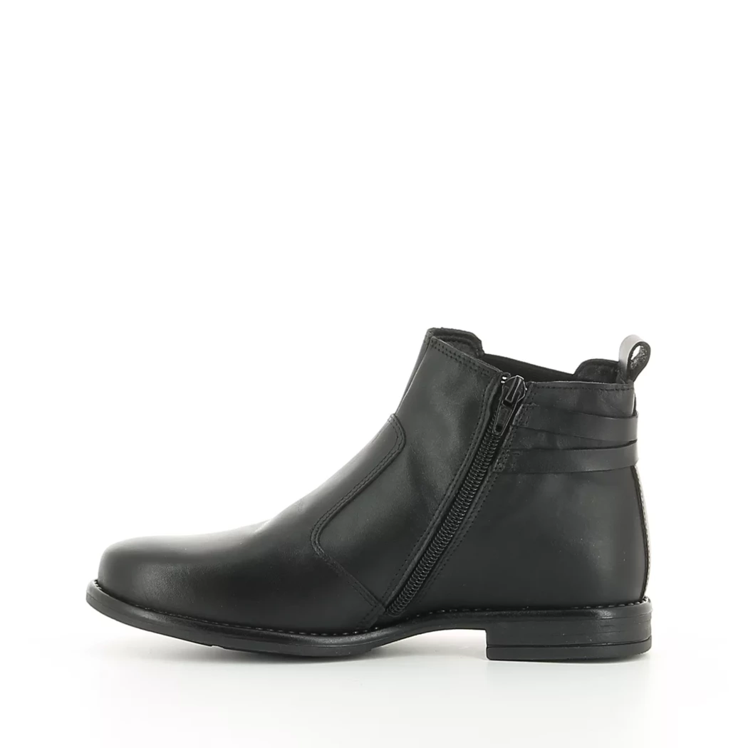 Image (4) de la chaussures Les Fees de Bengale - Boots Noir en Cuir