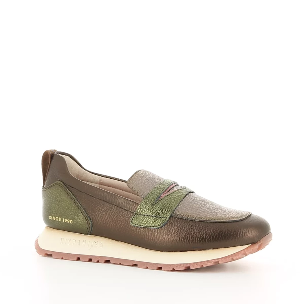 Image (1) de la chaussures Hispanitas - Mocassins Or / Bronze / Platine en Cuir