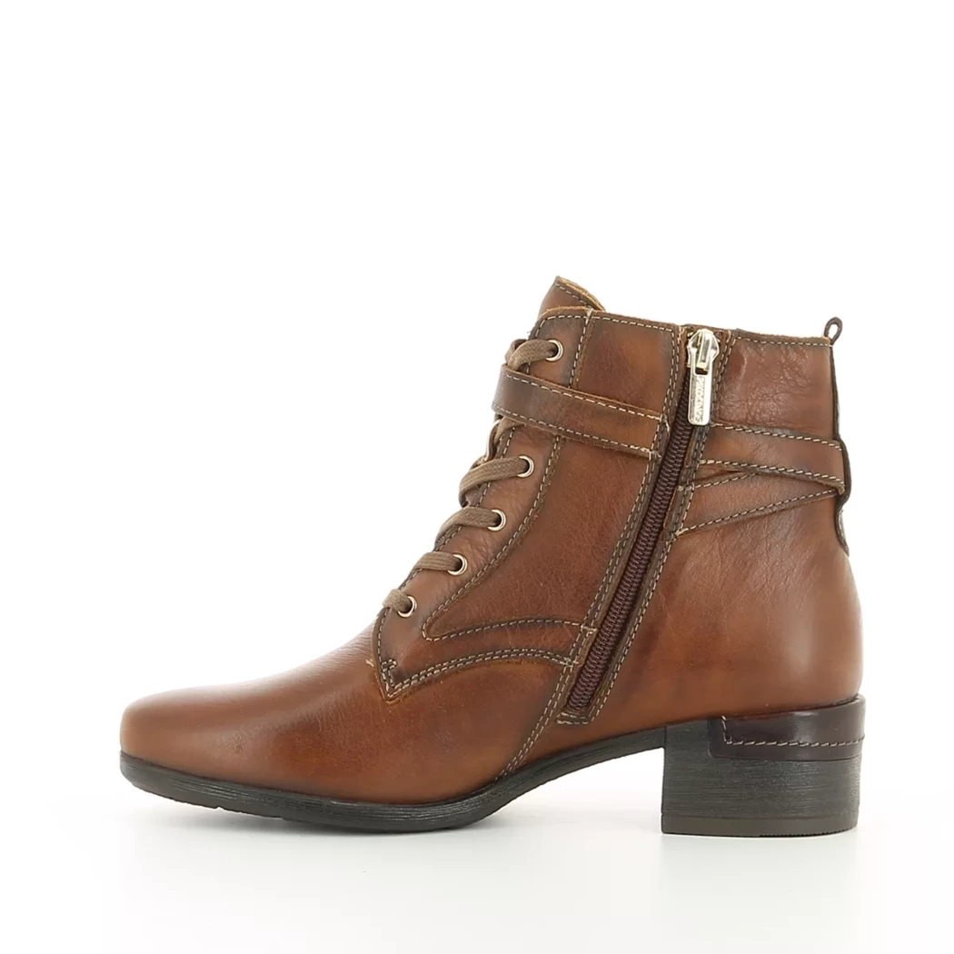 Image (4) de la chaussures Pikolinos - Bottines Cuir naturel / Cognac en Cuir