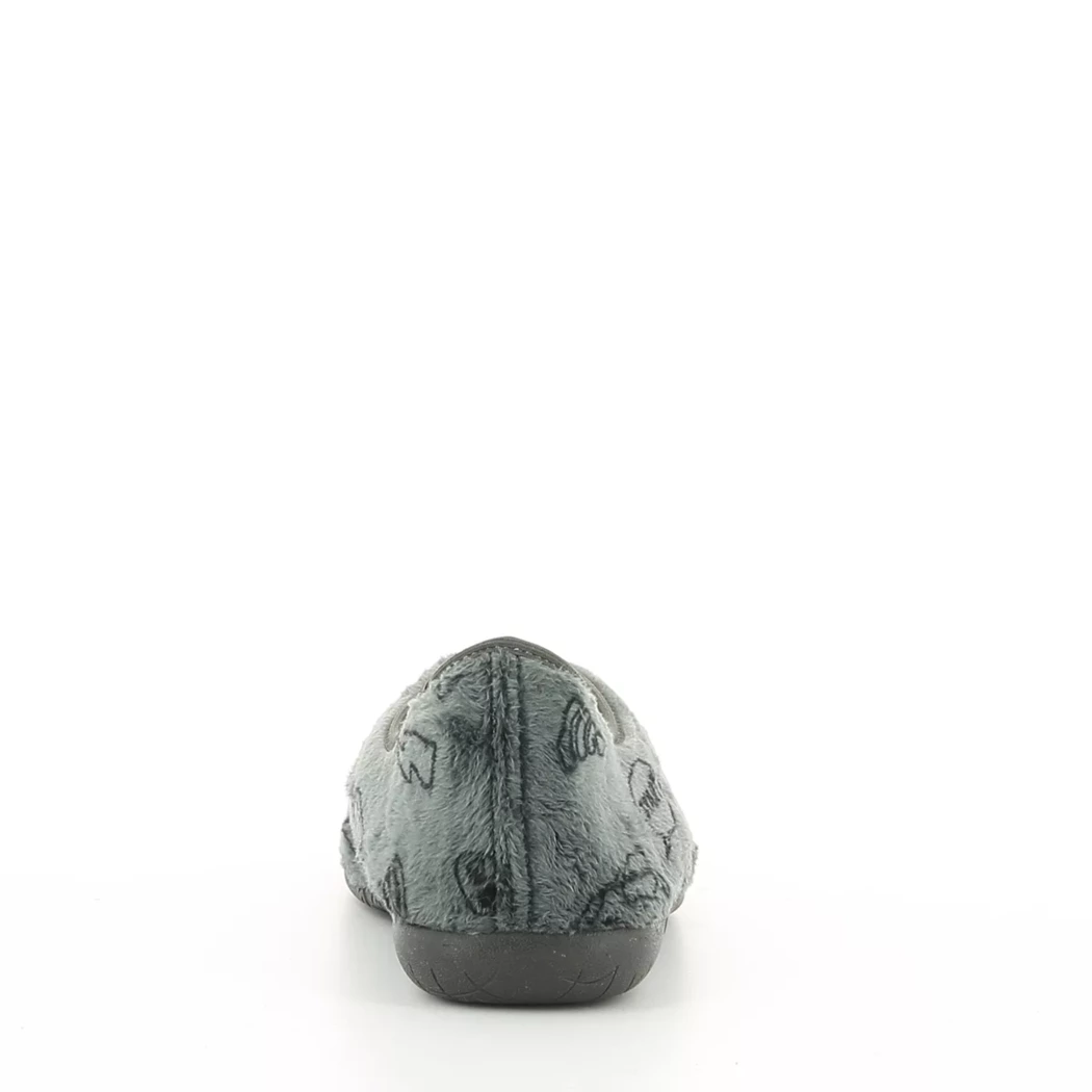 Image (3) de la chaussures Vul ladi - Pantoufles et Chaussons Gris en Textile