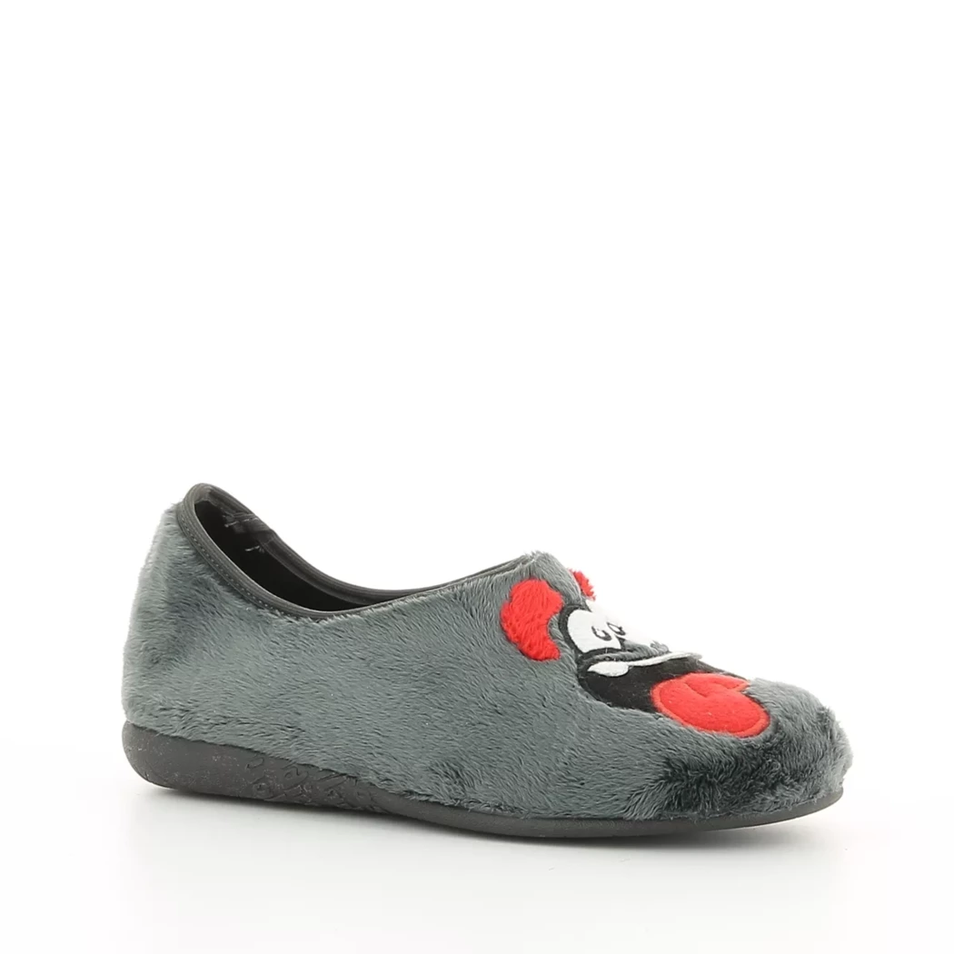 Image (1) de la chaussures Vul ladi - Pantoufles et Chaussons Gris en Textile