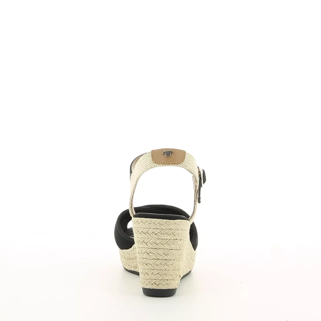 Image (3) de la chaussures Tom Tailor - Sandales et Nu-Pieds Noir en Textile
