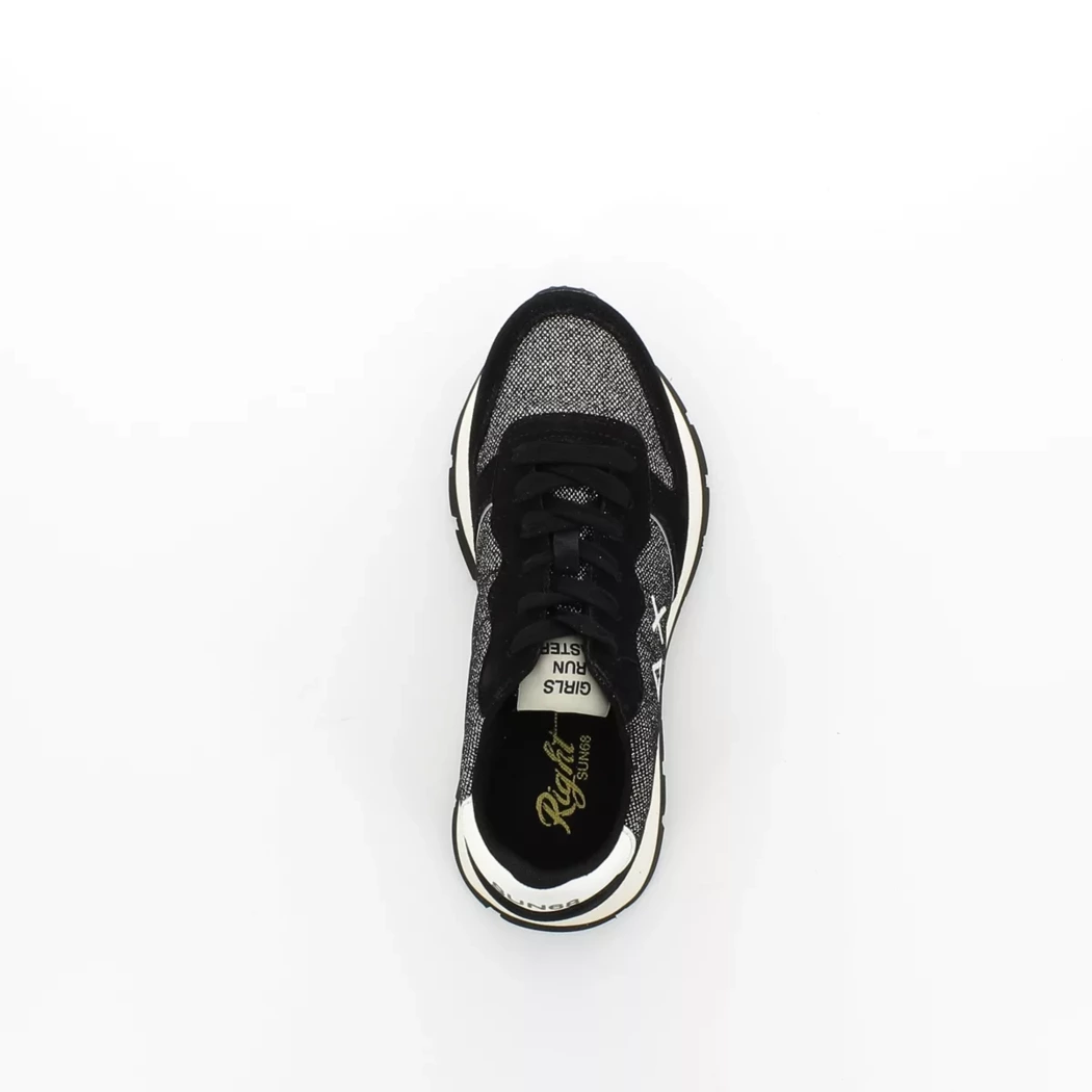 Image (6) de la chaussures Sun68 - Baskets Noir en Cuir nubuck