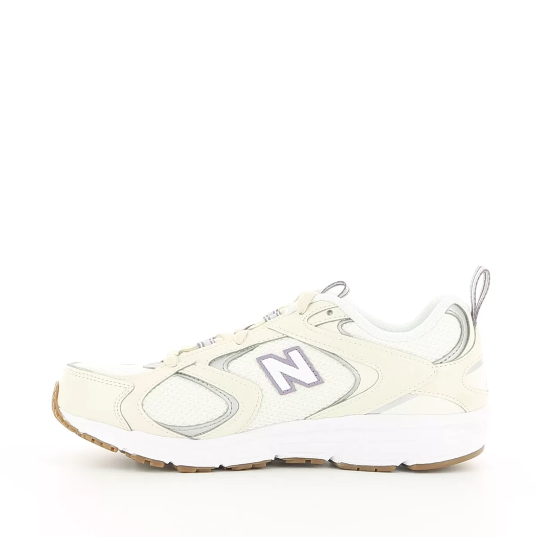 Image (4) de la chaussures New Balance - Baskets Beige en Cuir synthétique