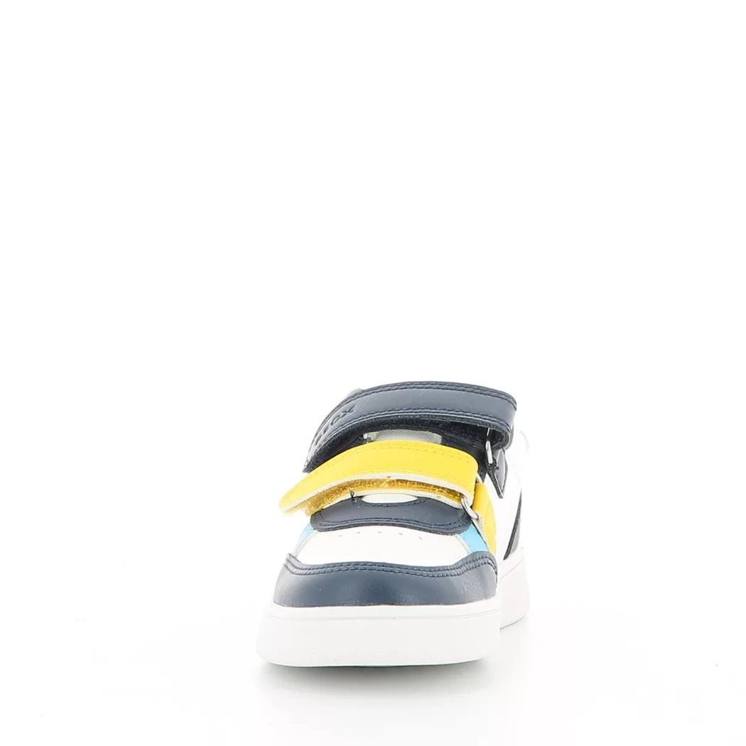 Image (5) de la chaussures Geox - Baskets Bleu en Cuir synthétique