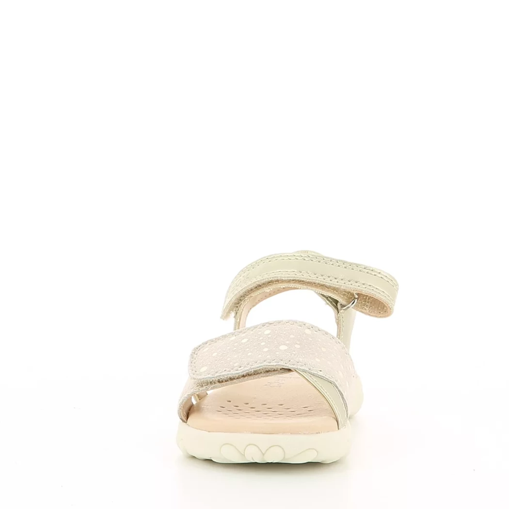 Image (5) de la chaussures Geox - Sandales et Nu-Pieds Or / Bronze / Platine en Cuir synthétique