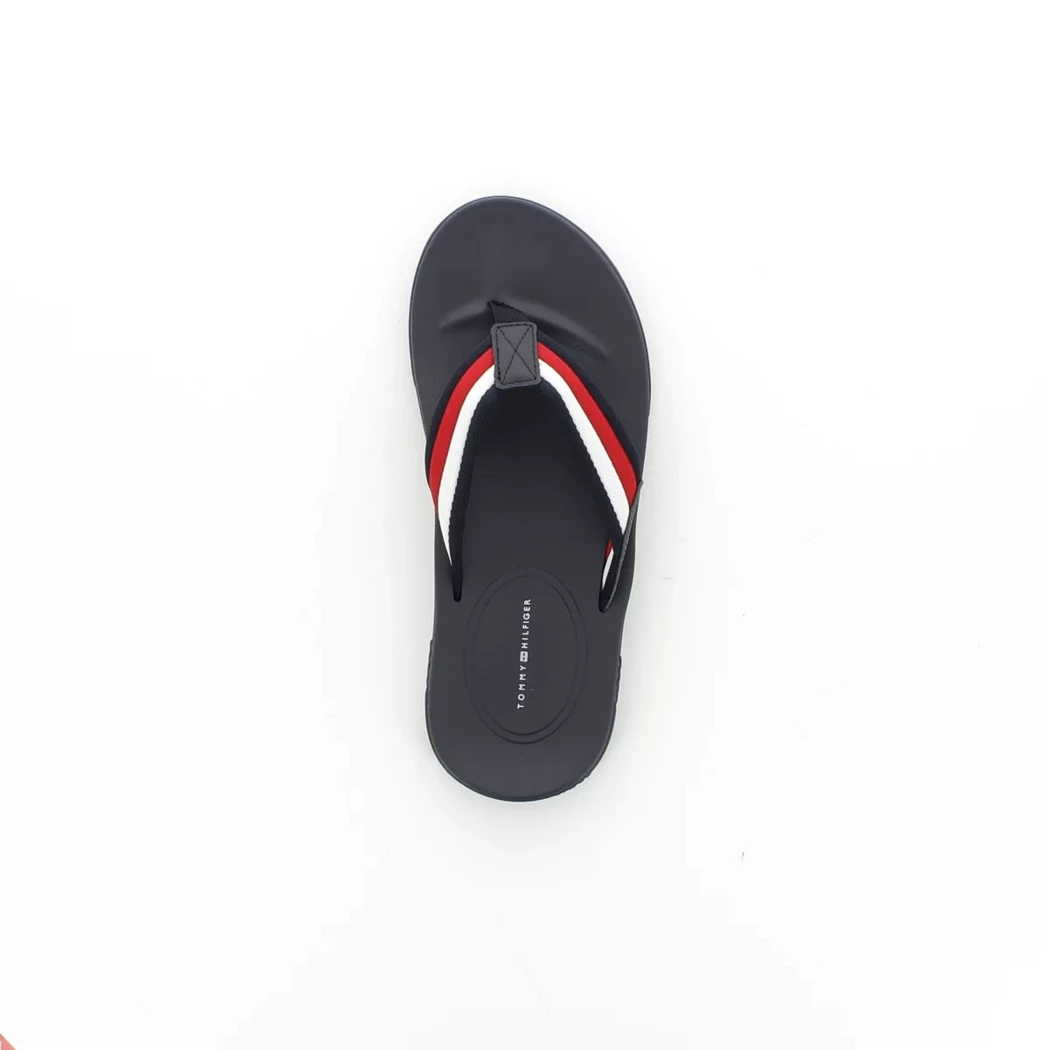 Image (6) de la chaussures Tommy Hilfiger - Mules et Sabots Bleu en Textile