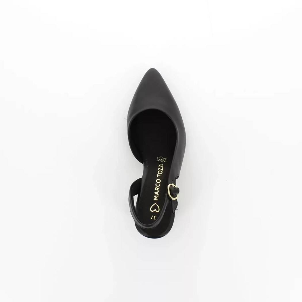 Image (6) de la chaussures Marco Tozzi - Escarpins Noir en Cuir