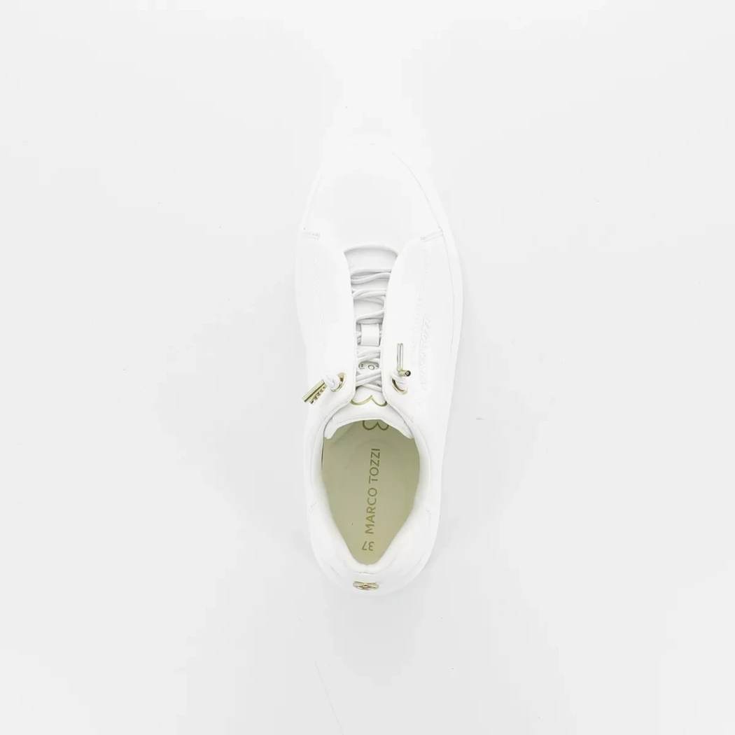Image (6) de la chaussures Marco Tozzi - Baskets Blanc en Cuir synthétique