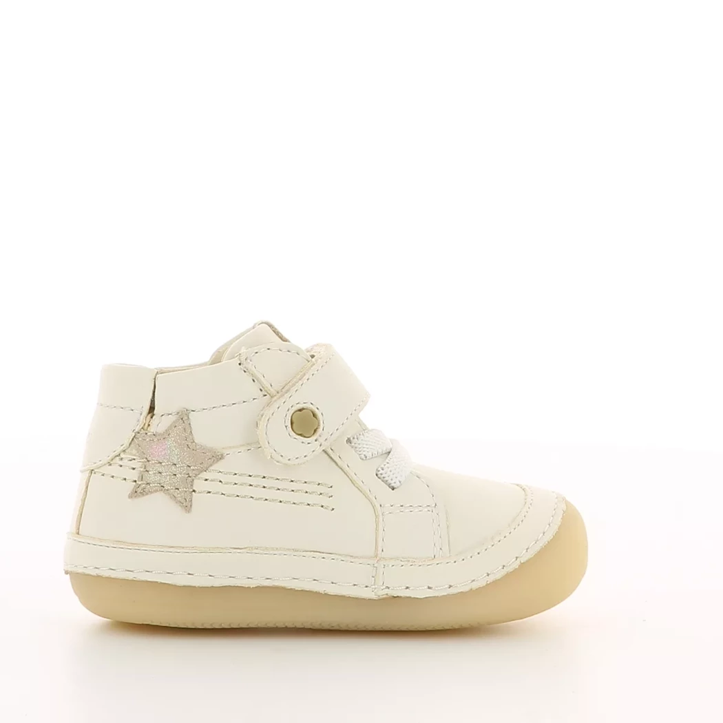 Image (2) de la chaussures Kickers - Bottines Blanc en Cuir