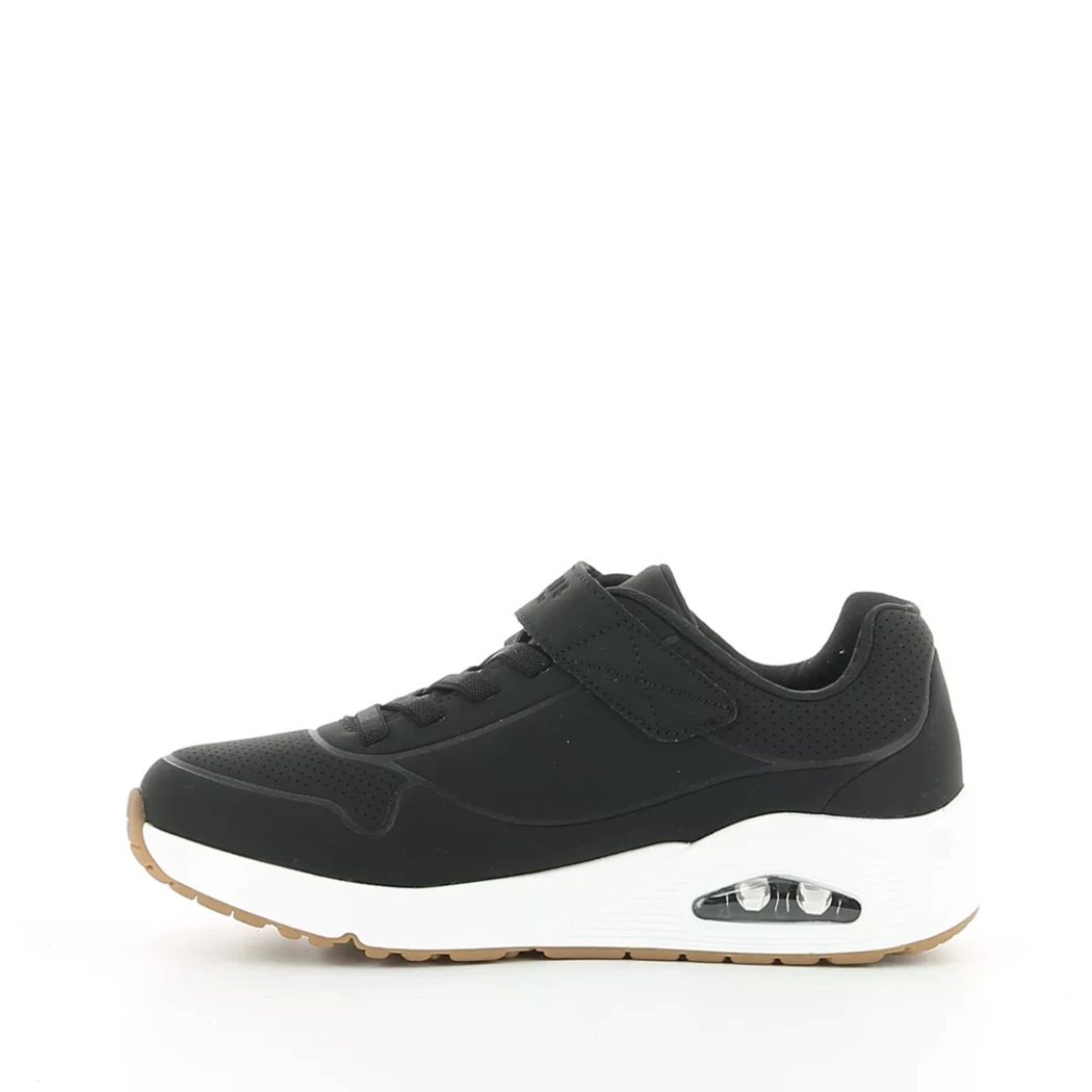 Image (4) de la chaussures Skechers - Baskets Noir en Cuir synthétique