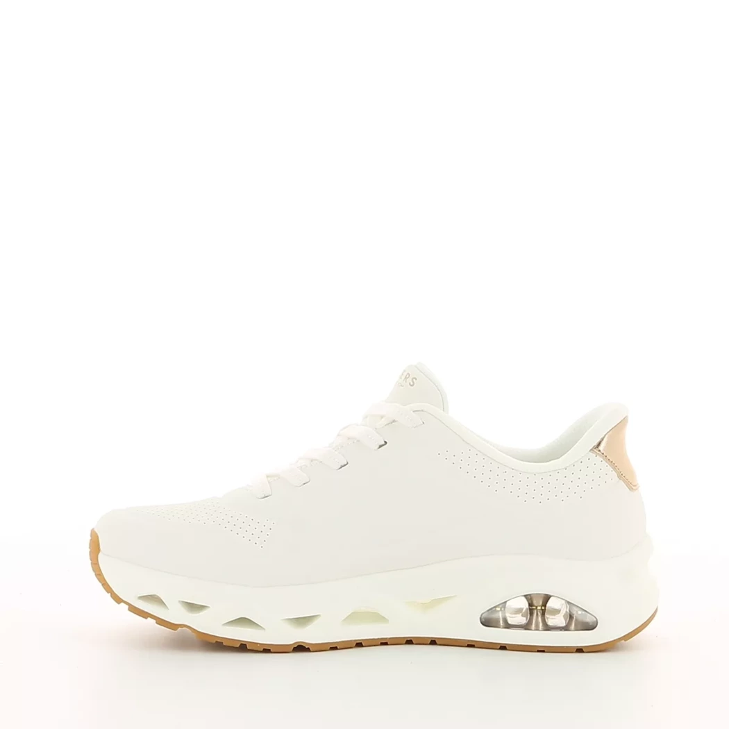 Image (4) de la chaussures Skechers - Baskets Blanc en Cuir synthétique