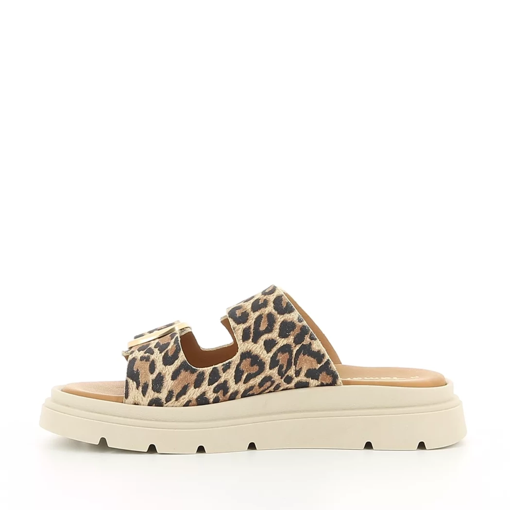 Image (4) de la chaussures Tamaris - Mules et Sabots Marron en Cuir nubuck