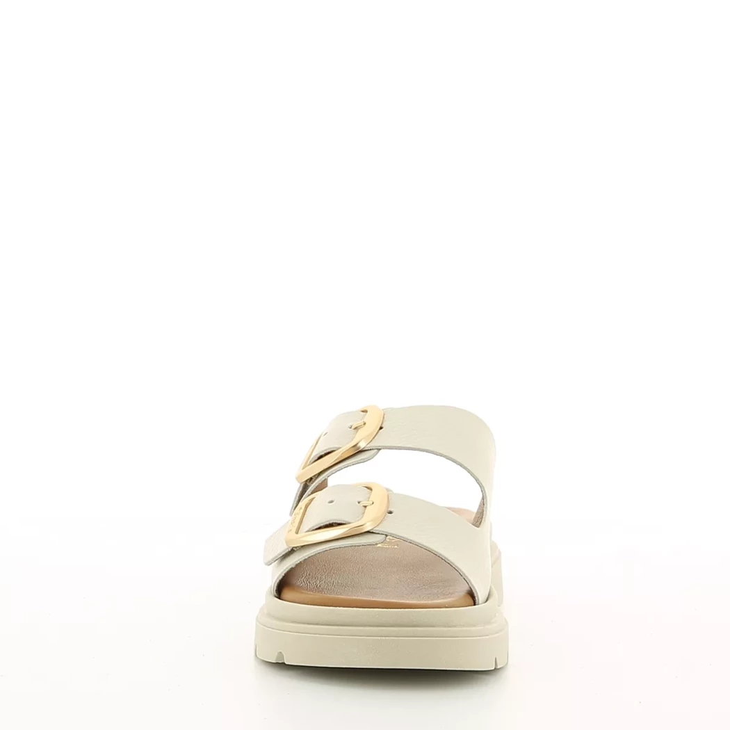 Image (5) de la chaussures Tamaris - Mules et Sabots Blanc en Cuir