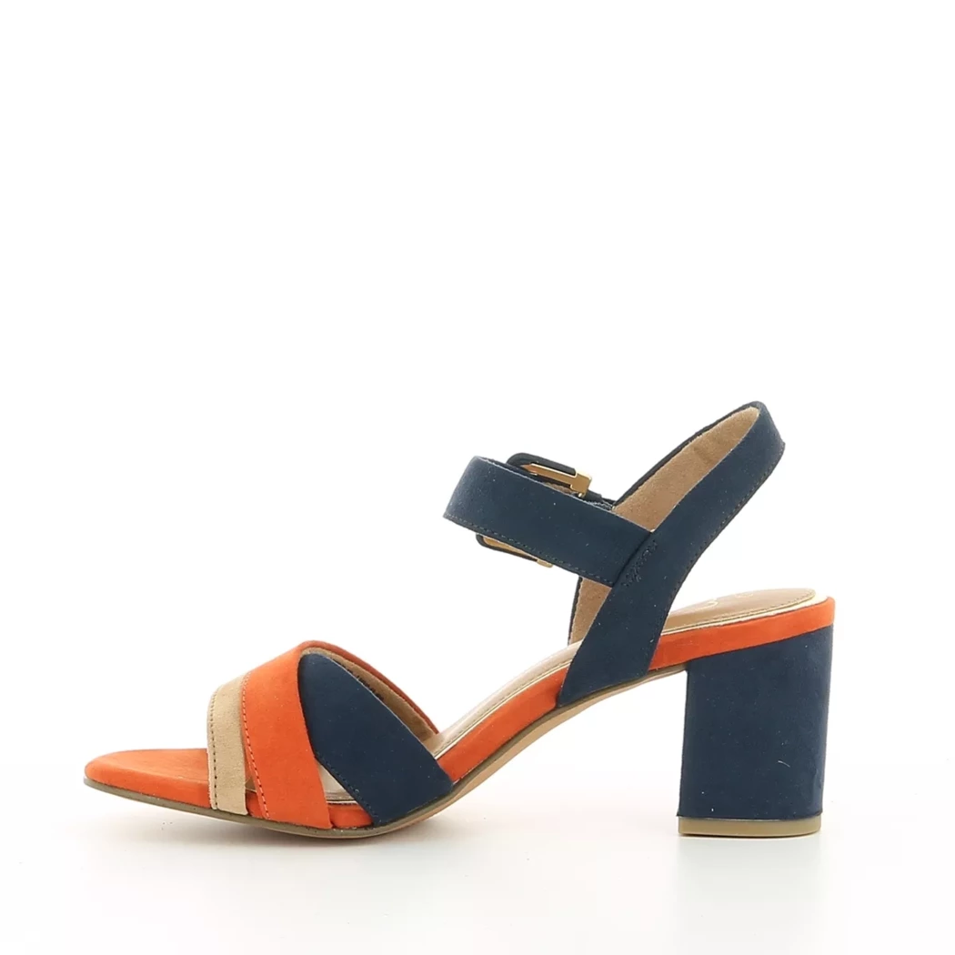 Image (4) de la chaussures Marco Tozzi - Sandales et Nu-Pieds Bleu en Cuir synthétique