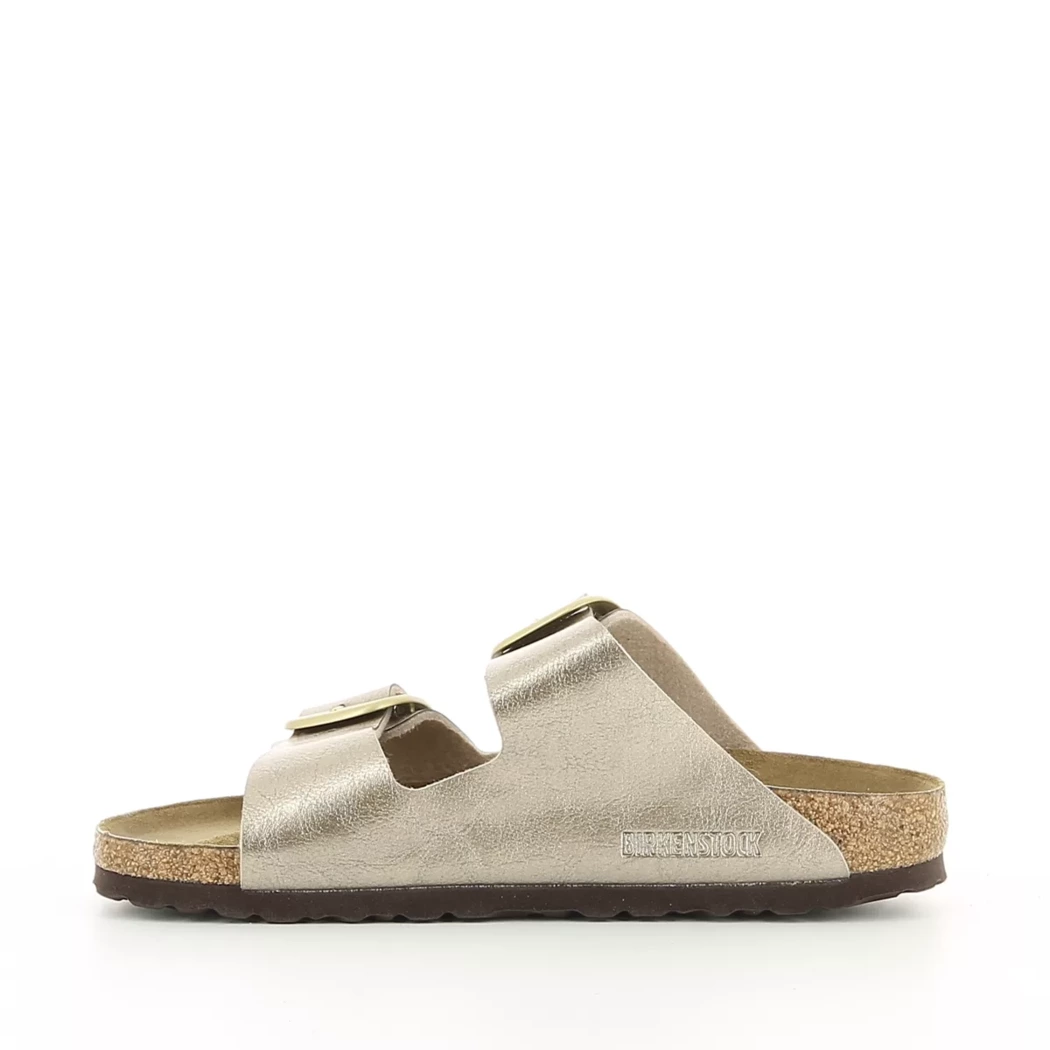 Image (4) de la chaussures Birkenstock - Mules et Sabots Taupe en Cuir synthétique