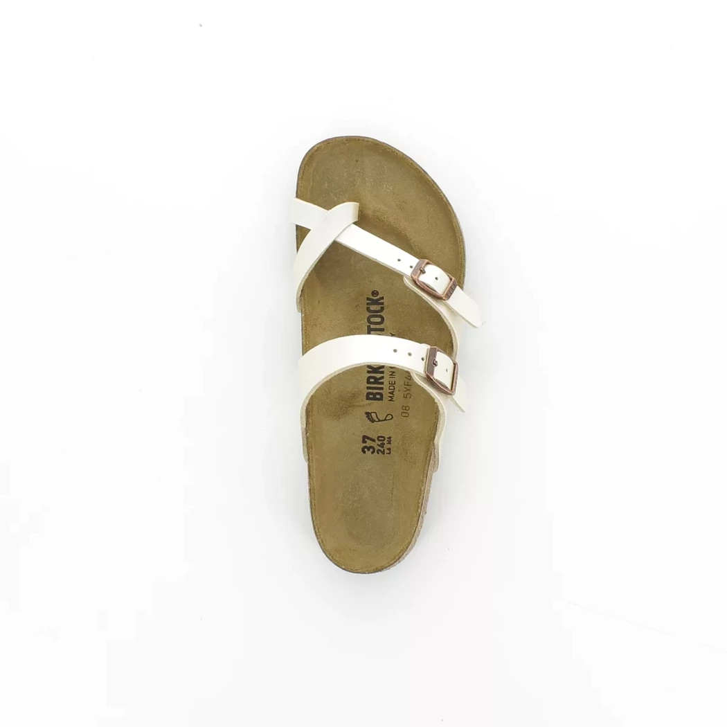Image (6) de la chaussures Birkenstock - Mules et Sabots Beige en Cuir synthétique