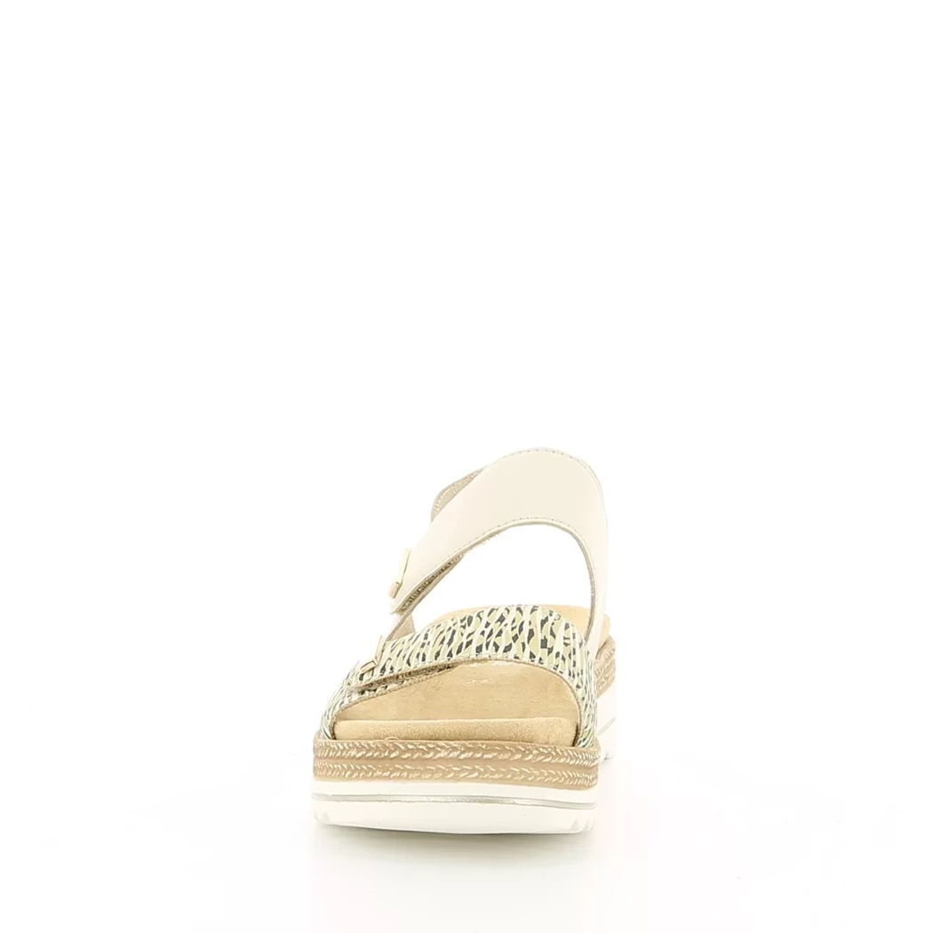 Image (5) de la chaussures Remonte - Sandales et Nu-Pieds Beige en Cuir