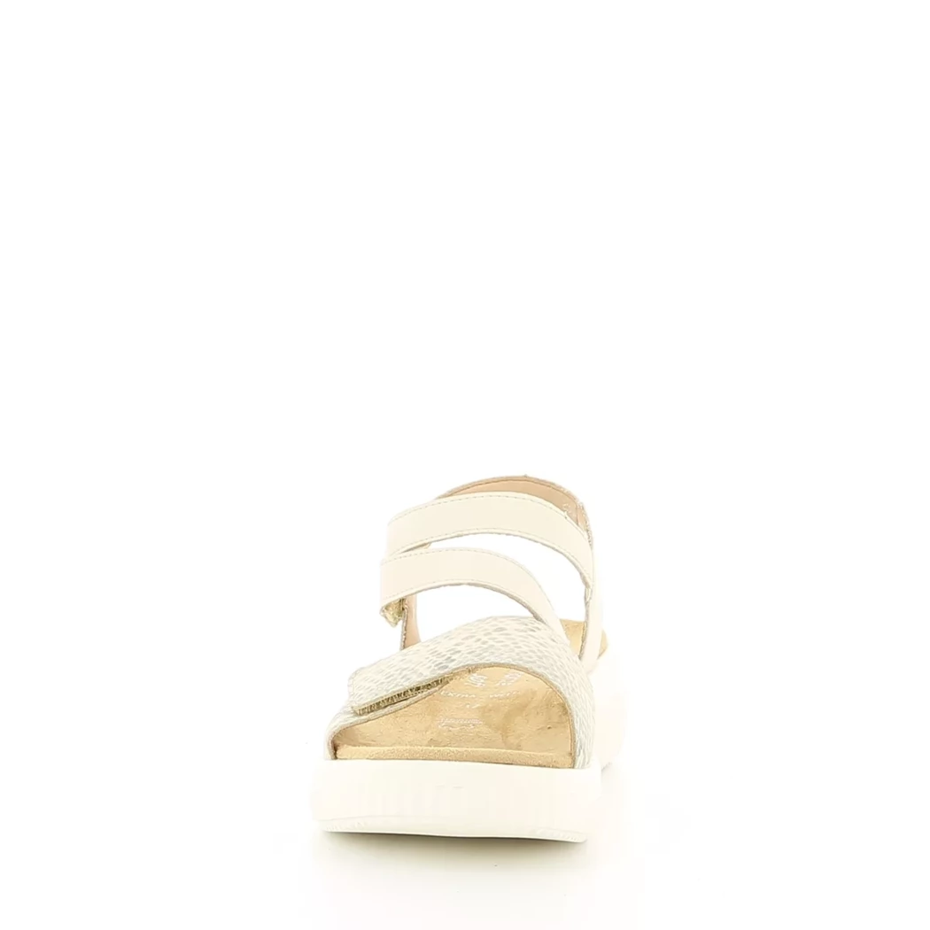 Image (5) de la chaussures Remonte - Sandales et Nu-Pieds Beige en Cuir