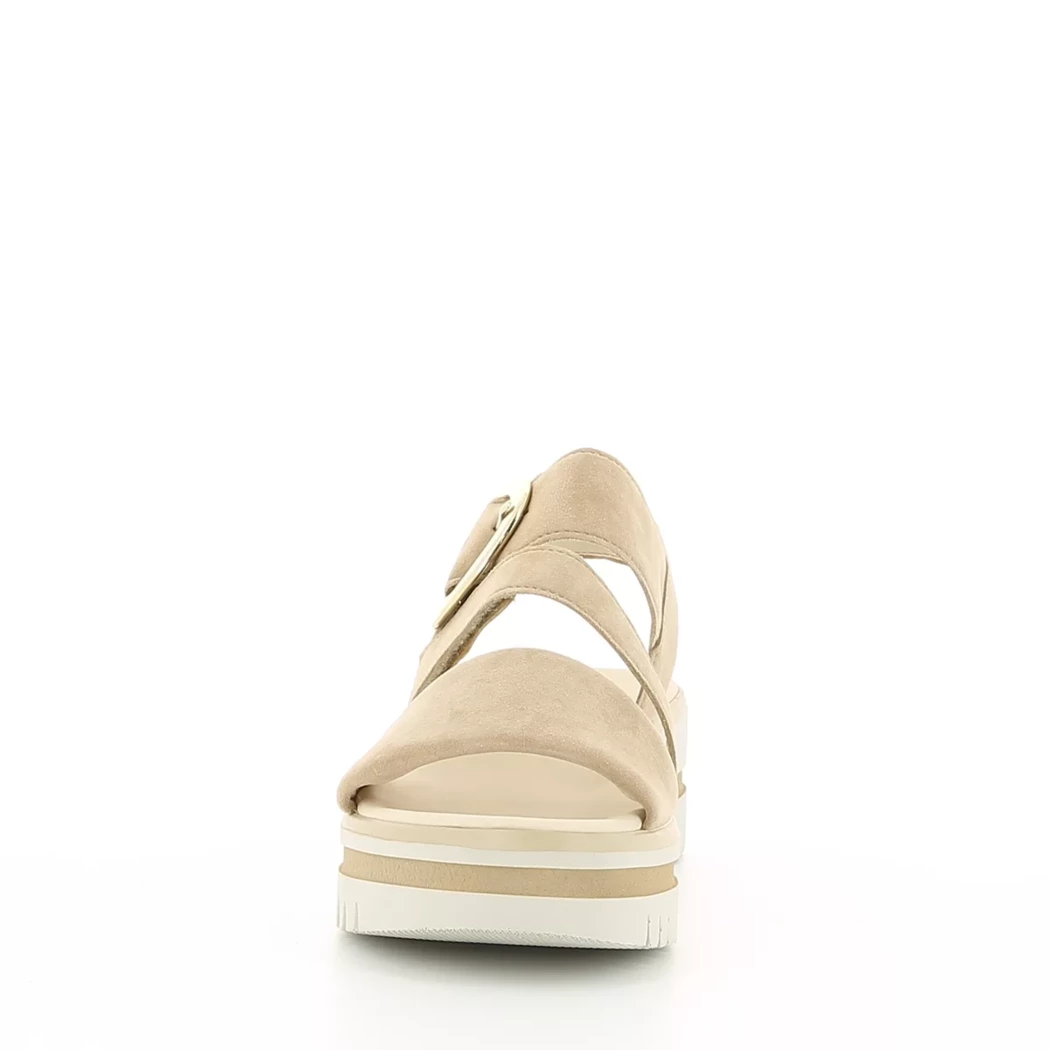 Image (5) de la chaussures Gabor - Sandales et Nu-Pieds Beige en Cuir nubuck