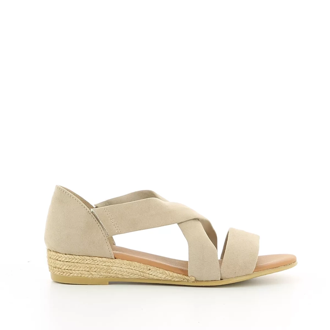 Image (2) de la chaussures Divina - Sandales et Nu-Pieds Taupe en Cuir synthétique
