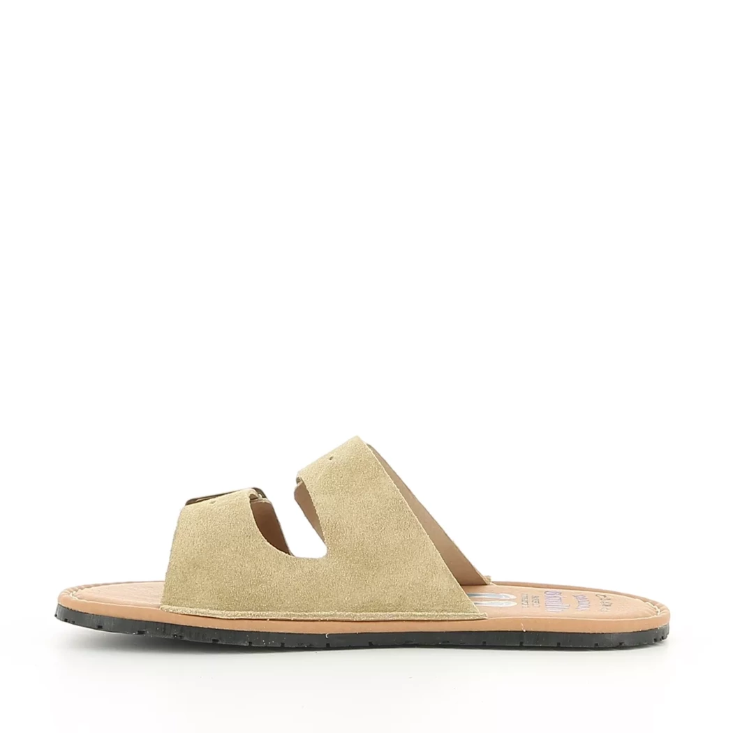 Image (4) de la chaussures Diabolo Studio - Mules et Sabots Beige en Cuir synthétique