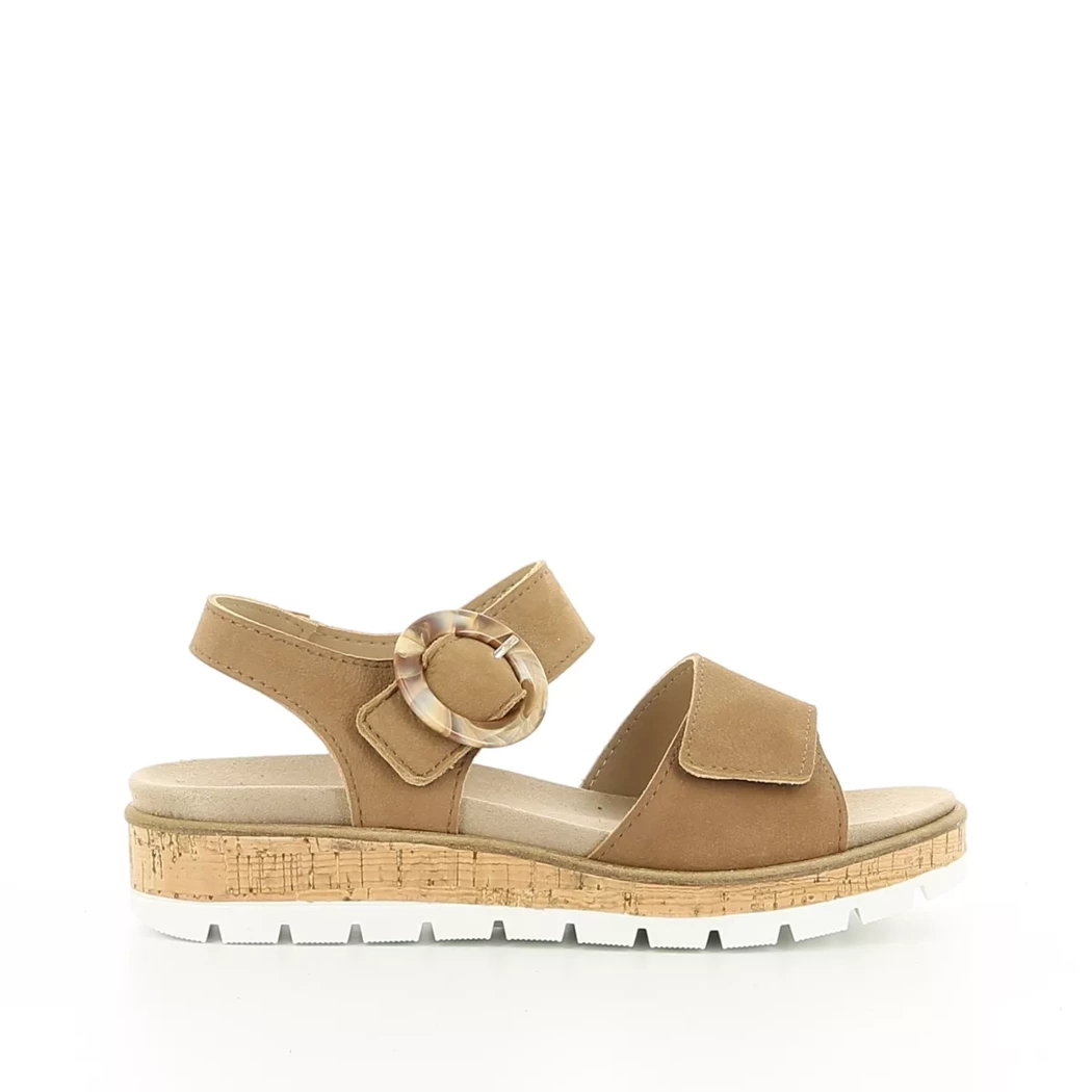 Image (2) de la chaussures Sens - Sandales et Nu-Pieds Cuir naturel / Cognac en Cuir nubuck