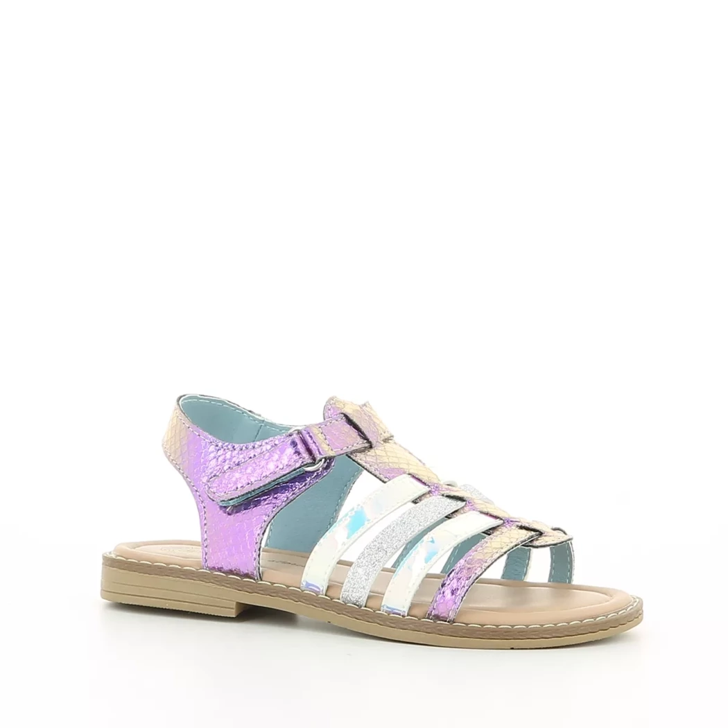 Image (1) de la chaussures Pretty Stories - Sandales et Nu-Pieds Rose en Cuir synthétique