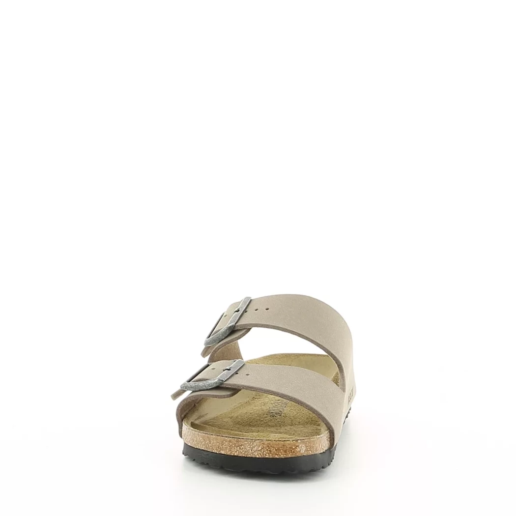 Image (5) de la chaussures Birkenstock - Mules et Sabots Taupe en Cuir synthétique