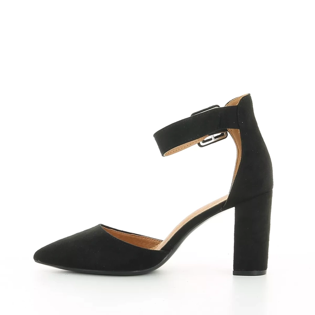 Image (4) de la chaussures Pretty Stories - Escarpins Noir en Cuir synthétique