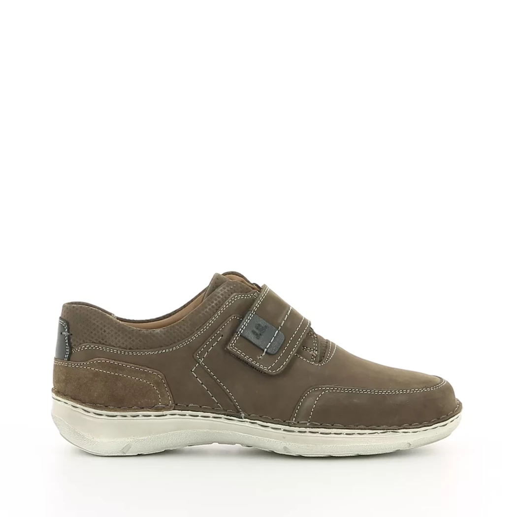 Image (2) de la chaussures Josef Seibel - Chaussures à velcro Marron en Cuir nubuck
