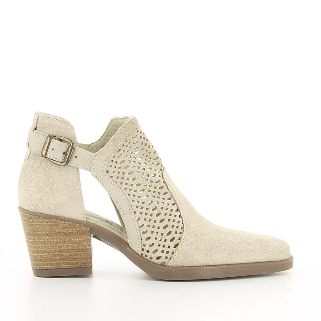 Image (2) de la chaussures Miss Boho - Escarpins Beige en Cuir nubuck