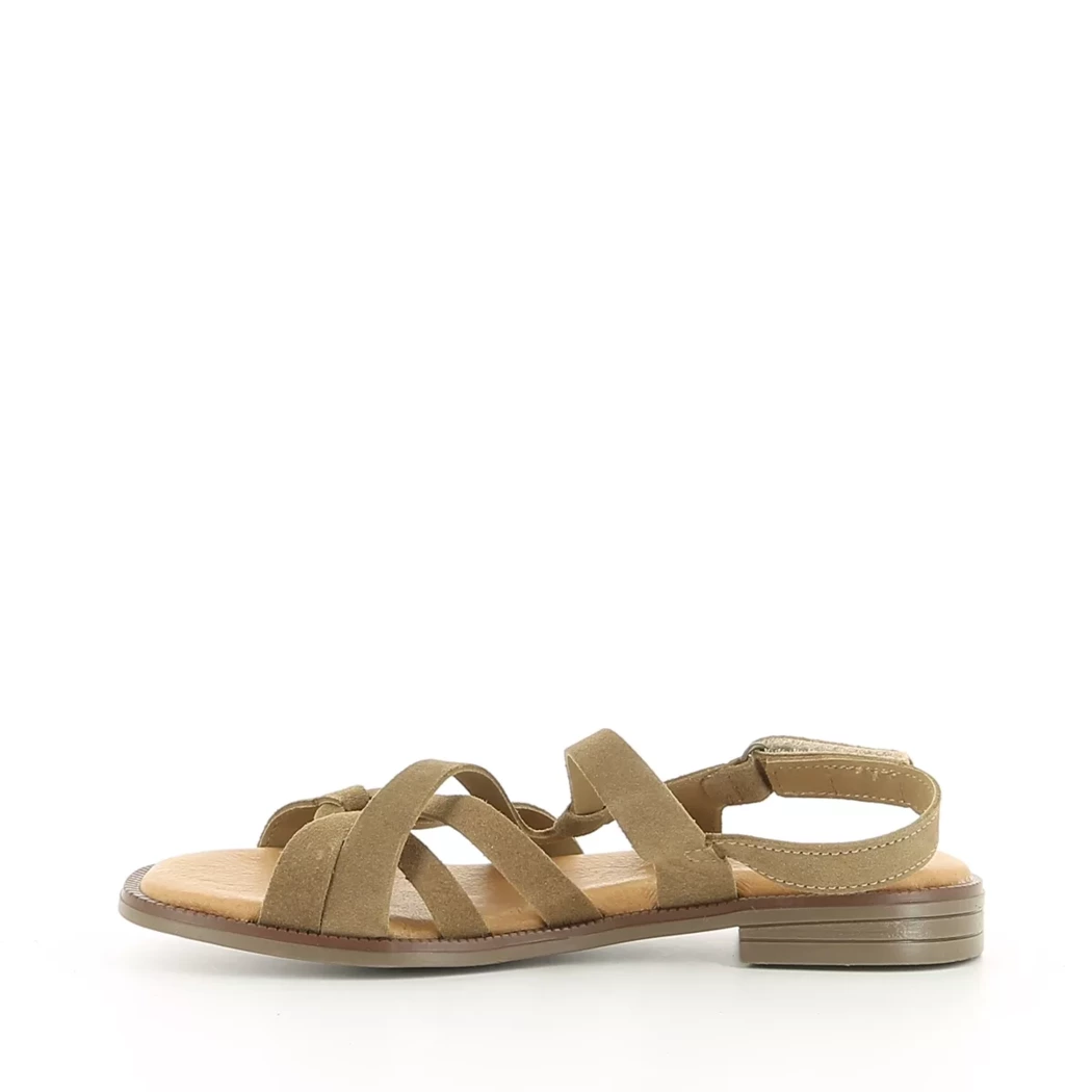 Image (4) de la chaussures Miss Boho - Sandales et Nu-Pieds Marron en Cuir