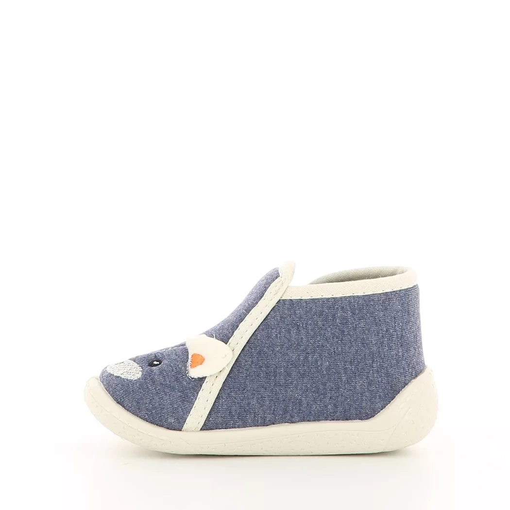 Image (4) de la chaussures Bossi - Pantoufles et Chaussons Bleu en Textile