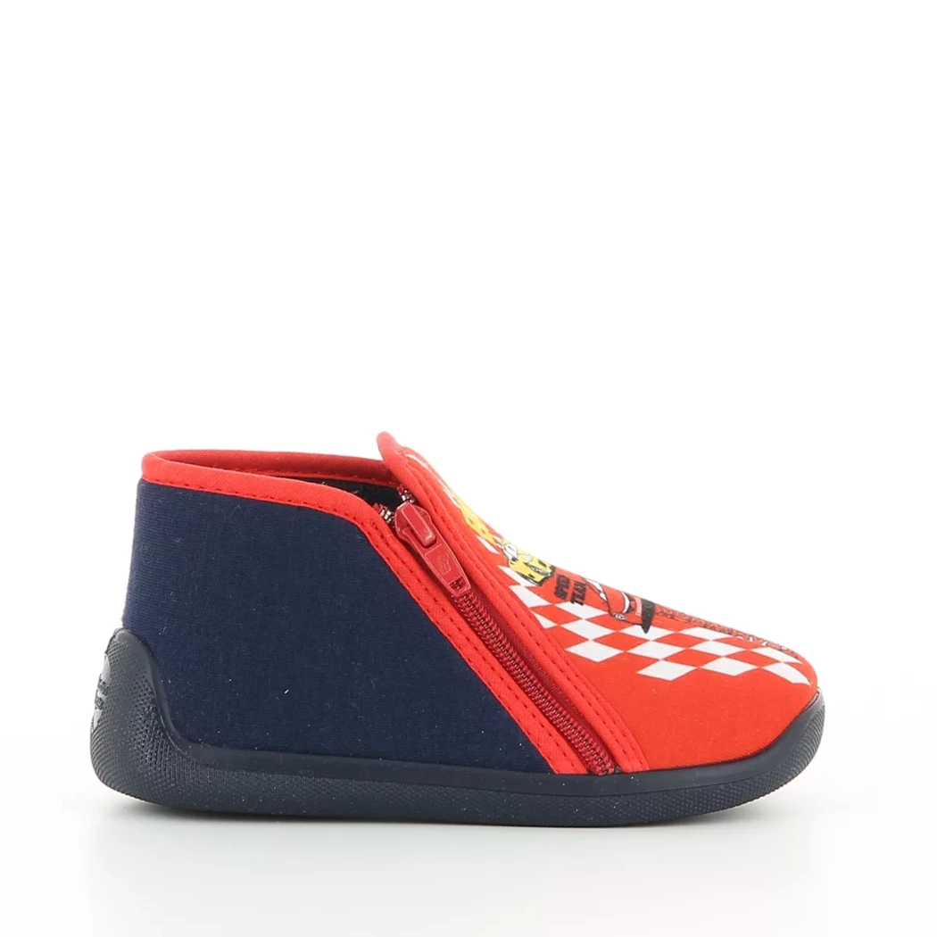 Image (2) de la chaussures Bossi - Pantoufles et Chaussons Rouge en Textile
