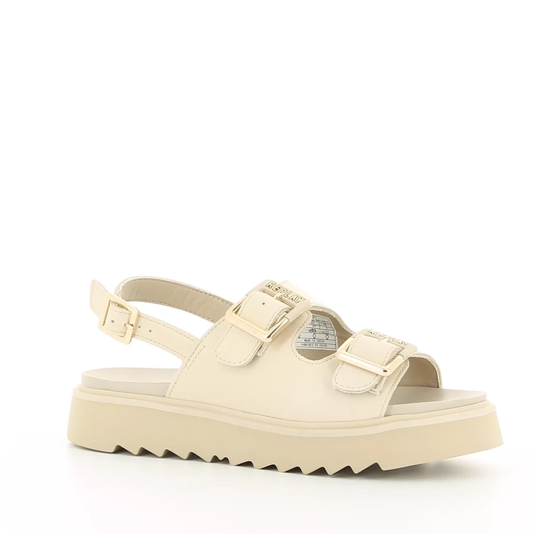 Image (1) de la chaussures Replay - Sandales et Nu-Pieds Beige en Cuir synthétique