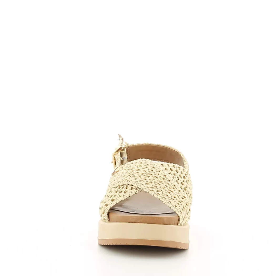 Image (5) de la chaussures Tamaris - Sandales et Nu-Pieds Beige en Textile